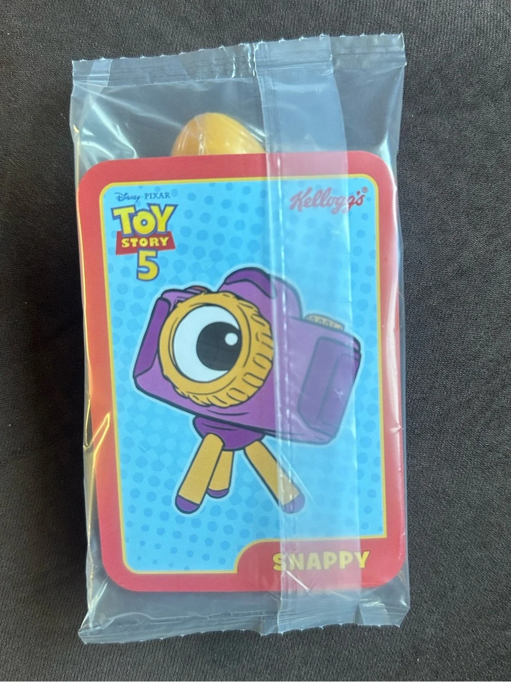 Kellogg's Toy Story 5 Woody Spoon with Snappy Trading Card NWT